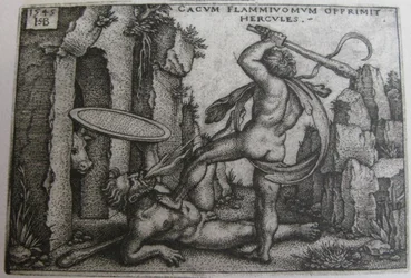 Herkules tötet Cacus
